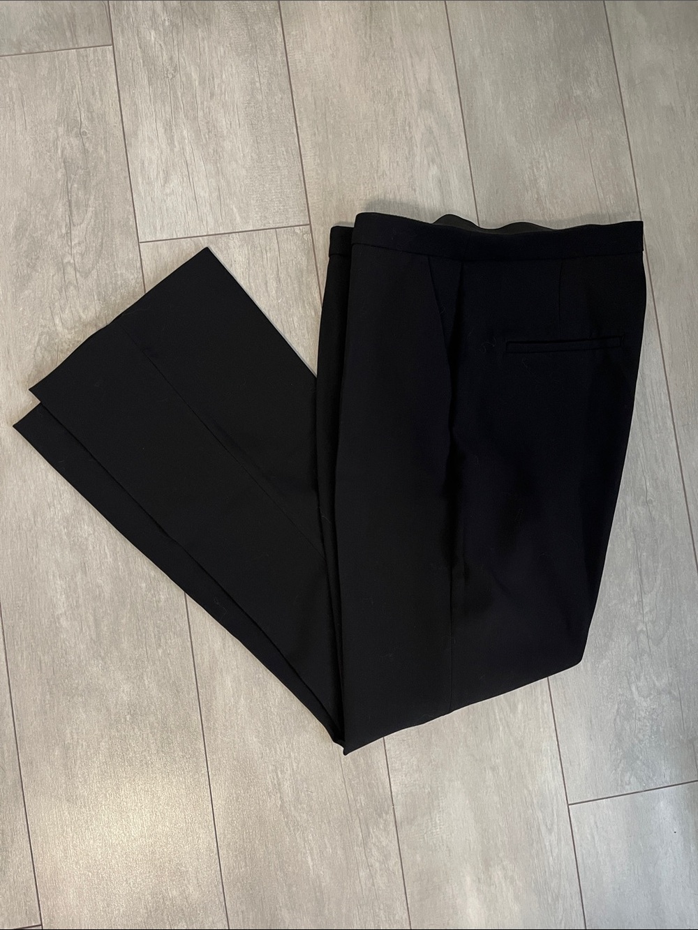 NWOT H&M Black Boot Cut Tailored Trouser Pants, Size 12